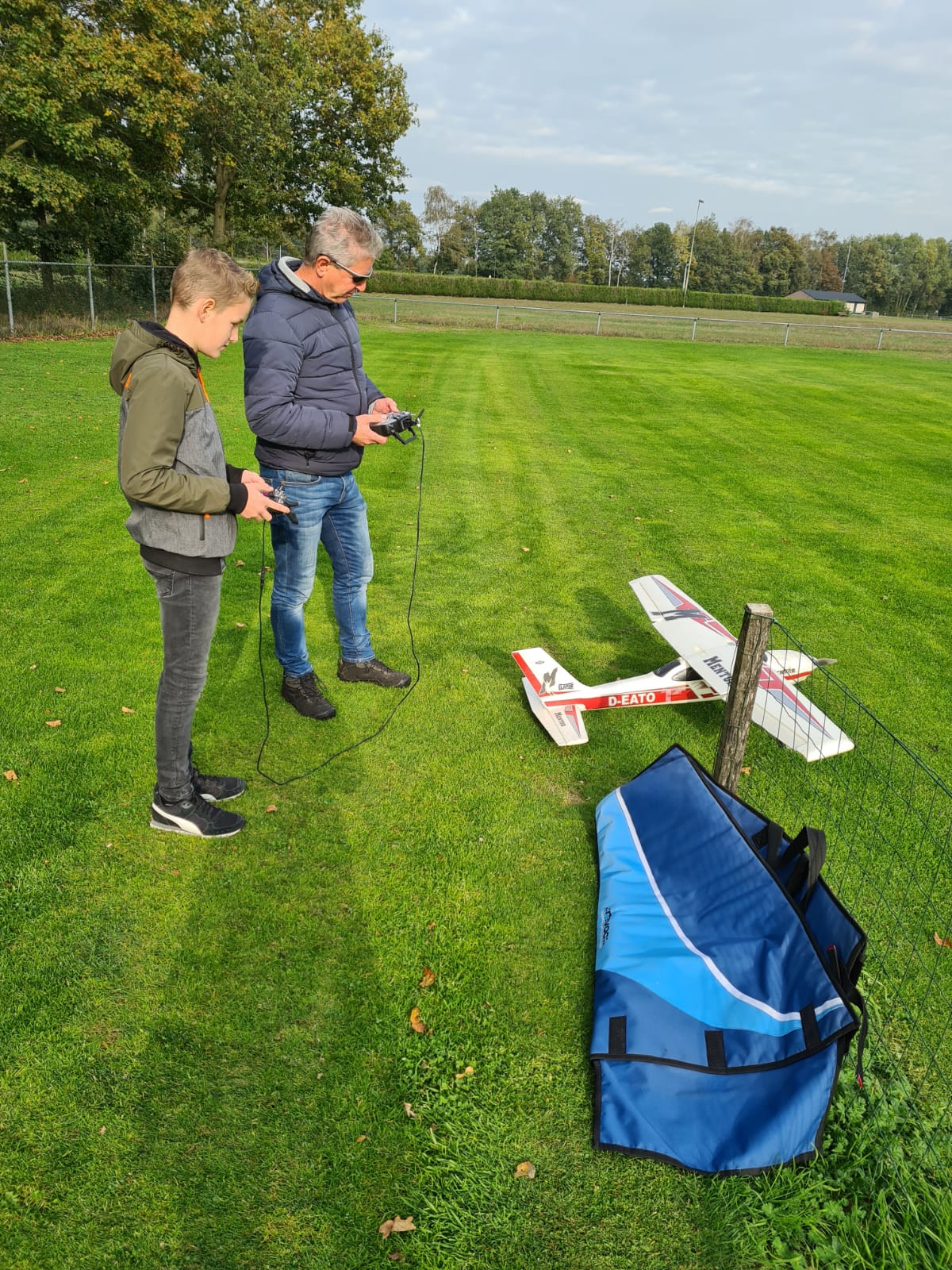 Lesvliegen bij de Pioniers